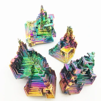 El arco iris de cristal brillante geode elemento del peso de Bi Mineral natural de la colección de gemas