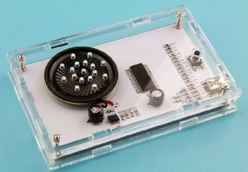 LED de espectro musical de la pantalla con el Amplificador de BRICOLAJE de soldadura eléctrica kit de aprendizaje