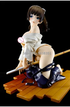 16CM Japón Natal ilustración por Saykoji Sakoko kendo niña de colección Chicas Sexy Figura de PVC Blando Figuras Modelo de Juguetes para regalo