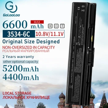 Golooloo Portátil Batería Para Toshiba Satellite A200 A202 PA3533U-1BRS PA3533U-1BAS PA3534U-1BAS PA3534U-1BRS PA3535U-1BAS AX/54J