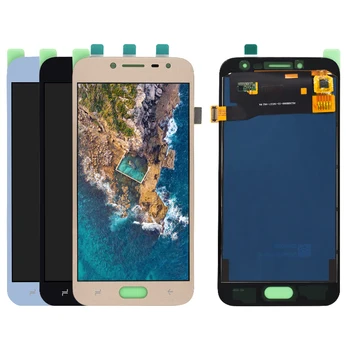 Puede ajustar el brillo J250 LCD Para Samsung Galaxy J2 pro 2018 J250 J250F Pantalla LCD y Digitalizador de Pantalla Táctil de Piezas de Montaje