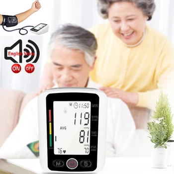 Negro de la parte Superior del brazo tipo de presión arterial esfigmomanómetro, la medición precisa de los productos de salud, portátil