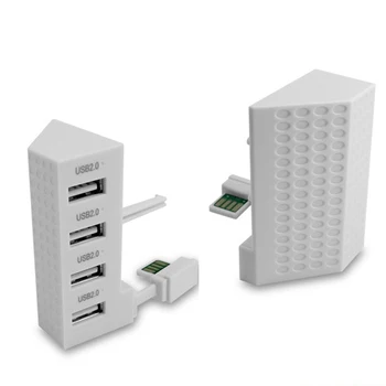 Juego de Accesorios para XBox One S de la Consola de Ampliar el Puerto USB De 4 Puertos Hub USB para XBox One S Adaptador USB