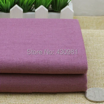 100 cm*140 cm de Goma roja cojín de mesa de tela textil de lino natural de tela de algodón medidor