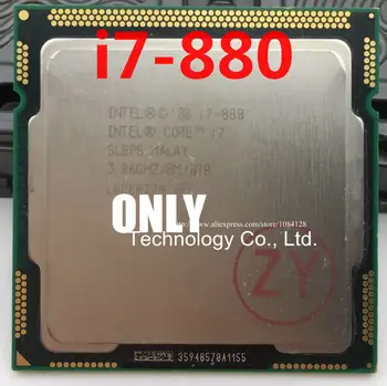 Envío gratis i7 880 3.06 GHz 8M SLBPS Quad Core de Ocho hilos de escritorio procesadores i7-880 de la CPU 1156pin scrattered piezas