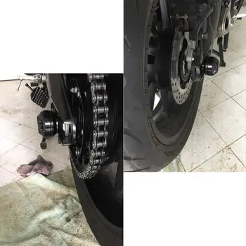 Delantero Eje Trasero Accidente de Setas Reguladores de los Protectores de la Motocicleta Reguladores de Protectores Para la YAMAHA MT-09 FZ09 MT09 Accesorios