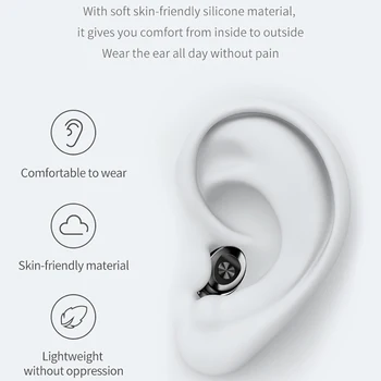 XG8 Digital TWS Bluetooth 5.0 Mini En la oreja IPX5 Impermeable Deporte Auriculares Auriculares de Reducción de Ruido con el cargador Portátil