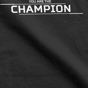 Casual Eres El Campeón Del Ápice De Las Leyendas De Camiseta De Los Hombres De Algodón Puro Camiseta De Battle Royale Juego De Manga Corta Camisetas Gráfico Ropa