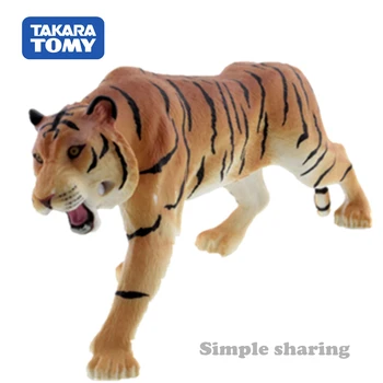 Takara Tomy Tomica Ania Animal Aventura Como 30 Figura Del Tigre Molde Fundido A Presión Con Resina Juguetes De Bebé Funny Magic Kids Muñeca