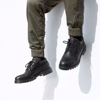 Xiaomi mijia de alta calidad de los hombres de la primera capa de cuero militares viento utillaje zapatos de 3cm engrosamiento talón zapatos de los hombres de casa inteligente