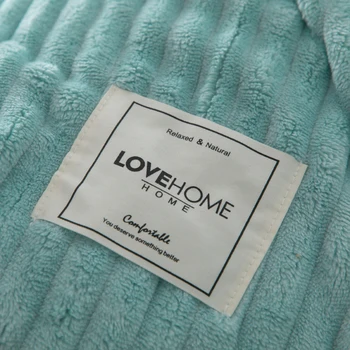 LREA de invierno polar tejido de mantas de tiro para camas y sofá-manta verde la decoración del hogar de lana que se filtra Cómodo en la piel