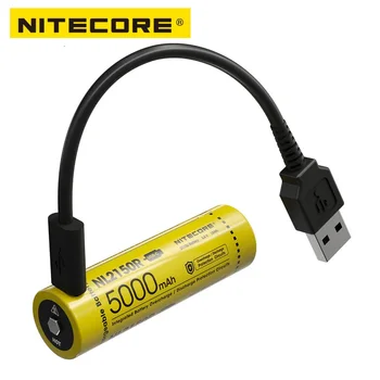 NITECORE NL2150R 5000mAh USB-C Recargable 21700 la Batería