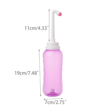 500ml Bidé Portátil Pulverizador de Personal Cleaner Higiene Botella de Spray de Lavado