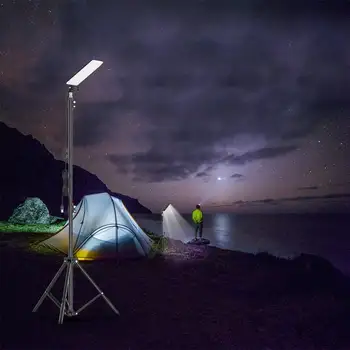 XANES 84*LEDs 1680LM de 1,8 m de Altura Ajustable LED para Camping Pesca de la lámpara Trípode 6500-7000K Brillo Soporte de la Linterna de Trabajo Spotllamp