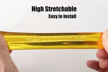 El más reciente de Alta elástico Impermeable con protección UV espejo de oro Chrome Envoltura de Vinilo Hoja de Película de Rollo de etiqueta Engomada del Coche Decal Hoja