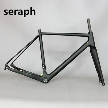 2019 SERAFÍN bicicletas a Través del Eje 142mm Disponible Grava 700C Carbón Marco de la Bicicleta,Grava Di2 cuadro de carbono . accetp de pintura personalizada