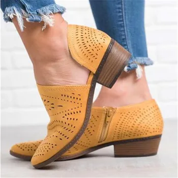 La Plataforma plana Zapatos de las Mujeres Zapatos Brogue de Cuero de la Punta del Dedo del pie de Oxford Zapatos de las Mujeres de color Rosa Amarillo Zapatos Casual mujer Más el Tamaño de 34-43