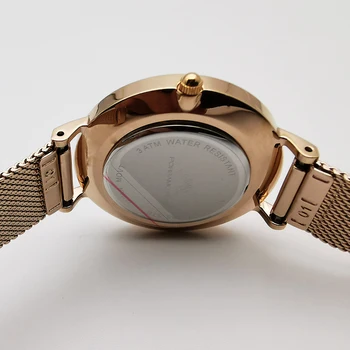 Posamo Bleu las mujeres de la moda del reloj de acero inoxidable correa de reloj de 32mm de línea y Daniel del mismo estilo