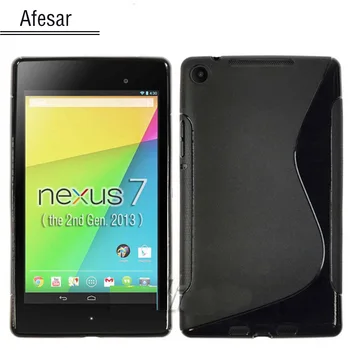 Nexus 7 2013 TPU caso para el Nuevo Google Nexus 7 2013 FHD 2ª Tablet bolsa de la cubierta de silicona funda (No para el Nexus 7 1º )