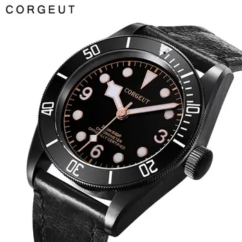 2019 Corgeut los Hombres de los Relojes de la Marca Superior MIYOTA 8215 Automático PVD Impermeable de natación Masculina del reloj para Hombre Reloj de Pulsera de Relogio Masculino