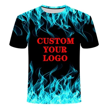 3d personalizadas camiseta de los Hombres de Verano de 2020 Nueva Casual de Manga Corta Camisetas O-cuello de camisetas Tops
