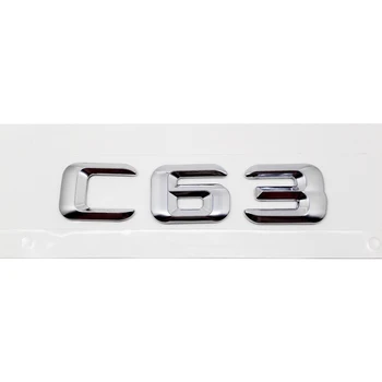 Coche de la Cajuela Emblema de la Insignia Letras de la etiqueta Engomada C55 para Mercedes Benz C63 AMG de la Clase C de W201 190E W202 W203 W204 W205