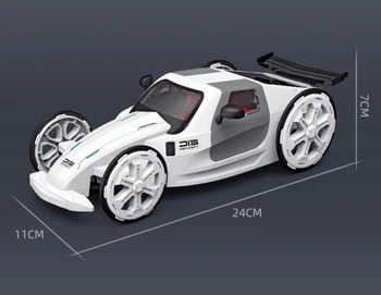 La novedad Solar del Coche de los Deportes de la Ciencia Y la Educación Auto-ensamblado de tracción a las Cuatro ruedas de Carreras Montado Eléctrico Modelo de Coche Juguetes Solares
