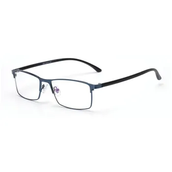 MINCL/ Aleación de Titanio lentes Multifocales Lentes de Lectura a los Hombres de la Moda de la Mitad de Rim Progresiva Gafas de Plaza de dioptrías gafas FML