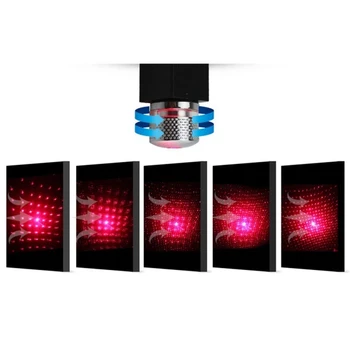1x USB Atmósfera de la Lámpara Interior del Ambiente Estrella de Luz del Proyector Estrellado LED Atmósfera Galaxy Decoración de la Lámpara