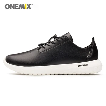 Nueva onemix hombres zapatos para caminar 3 en 1 conjunto de zapatos de grado superior al aire libre para los hombres zapatillas de deporte suave micro tela de cuero de la luz de la mujer zapatillas de deporte