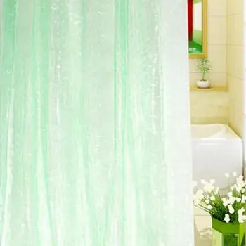 1.8*1.8 m de la Cortina de Ducha Moldproof Impermeable 3D Engrosada cuarto de baño: Baño Cortina de Ducha Eco-friendly Blanco de Productos para el Baño