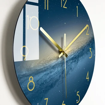 Moderno Silencio De Cristal De Reloj De Pared De Diseño Moderno Salón Creativa De Lujo Relojes De Pared Decoración Del Hogar, Cocina, Dormitorio Klok Gfit Ideas