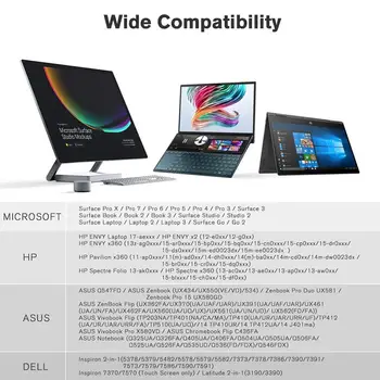 El Lápiz Para Surface 3 Pro 3/4/5/6 Superficie Libro/ Portátil/ Studio 4069 Niveles De Sensibilidad Capacitiva Bluetooth De La Pantalla Táctil De La Pluma
