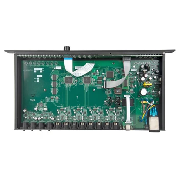 Leicozic Procesador DSP 4In8Out Procesador de Audio Digital Processador De Ecualizador de Audio DJ Studio XTB480 Para la actuación en Vivo