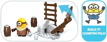 MEGA in bloque Construx Despicable Me Minions de la Serie de Lucha de bola de nieve Bloques de Construcción de Juguetes de Construcción CNF48 Para Niños Regalo