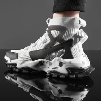 Mens Zapatillas 2020 de la Moda de Zapatos de Tenis para los Hombres la Luz de Zapatillas de Baloncesto Zapatos de los Deportes al aire libre Zapatos de Trotar Más Siez 11