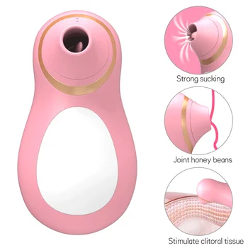 Chupando Vibrador 10 Velocidades de Vibración Tonto Sexo Oral Succión del Pezón Estimulador de Clítoris Eróticos para Adultos Sexo Juguetes Sexuales de las Mujeres