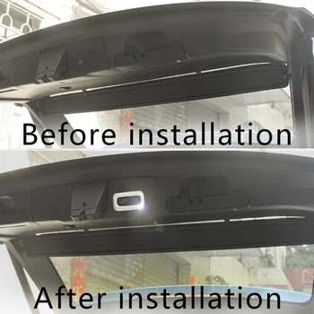 Para volvo XC60 nuevo 2018 2019 2020 interior de modificación de pegatinas automotriz suministros eléctrico del portón trasero marco decorativo