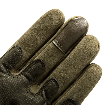 2020 oficiales militares auténticos ventilador táctico guantes de nylon de alta calidad microfibra de cuero completo dedo guantes de los deportes al aire libre