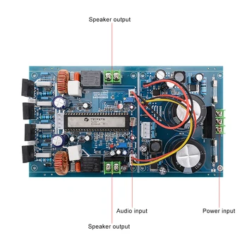 AIYIMA TA3020 Clase T Digital de Audio Amplificador de la Junta de 175Wx2 de Alta Potencia Estéreo HiFi Amplificador Con Altavoz de Sonido de Protección