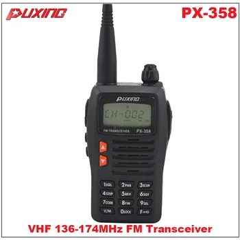 Walkie Talkie Puxing PX-358 VHF 136-174MHz Portátil de Dos vías de Radio FM Transceiver