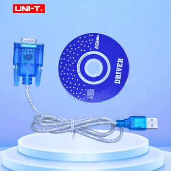 UNIDAD UT61E Multímetro Digital RS232 a USB cable con el CD del Software de PC cable de transferencia para UT61A UT61B UT61C UT61D UT61E