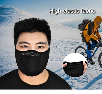 WOSAWE de Ciclismo de Invierno, la Cara del Escudo Térmico Mantener Caliente Cara de la Protección a prueba de viento de Motocross Esquí Snowboard Patinaje Máscara de la Cara