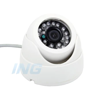 Audio 720P / 1080P Interior de CCTV AHD Cámara de 1.0 MP / 2.0 MP 24LED IR FHD Cámara de la Bóveda de la Visión Nocturna de Seguridad de la Cam con IR-Cut