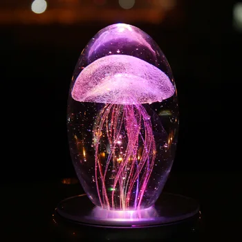Las medusas de la lámpara medusa luz 3D de Navidad a los niños de la luz de la noche bebé lámpara LED Multicolor de Iluminación Para el Niño Regalos de Decoración