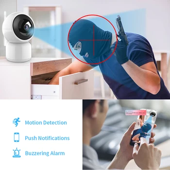 JOYZON HD Smart Vida 720P 1080P de la Cámara IP de 1M 2M Inalámbrica de WiFi de la Cámara de Vigilancia de Seguridad CCTV de la Cámara del Monitor del Bebé