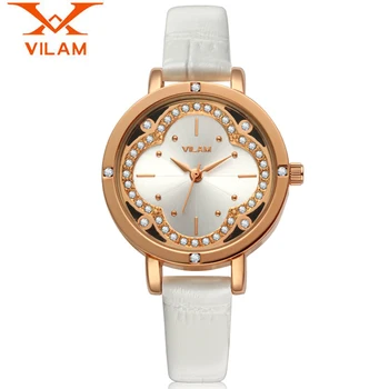 2019 VILAM Marca Caliente de las Mujeres de la Moda de los Relojes de Lujo de las Señoras Reloj de Cuarzo del Diamante de las Niñas reloj de Pulsera Mujer Reloj de apoyo dropshipping