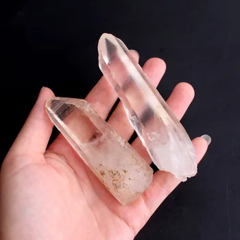 1PC Natural de Grandes Crudos de Cristal de Roca de Cuarzo Áspero Lemuriana Semilla de Cuarzo Punto Varita de Piedra Áspera Mineral Espécimen de Sanación Reiki