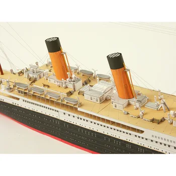 1:400 Titanic Británico Crucero Titanic 3D de Papel de Modelo de Modelo de Buque hechos a Mano de BRICOLAJE Militar Fan de la Colección de Don Juguete para los Niños que para Adultos