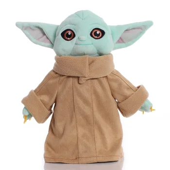 Disney Nueva 30cm Bebé Yoda de Peluche de Juguete de Star Wars Maestro Yoda de dibujos animados Suave de Peluche, Animales de Peluche Muñecas de los Niños Regalo de Cumpleaños